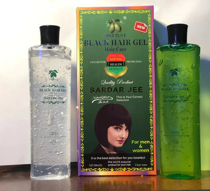 Sardar Jee Hair Color Gel  EASY DYEING COLOURING GEL + OIL 2 BOTTLES 500 ML